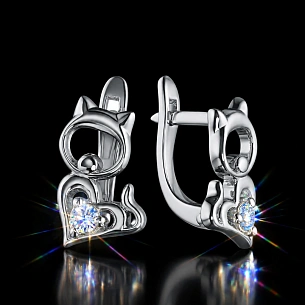 Серьги из серебра