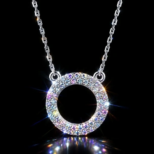 Колье из серебра