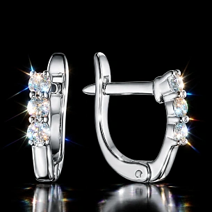 Серьги из серебра