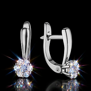 Серьги из серебра