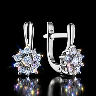 Серьги из серебра