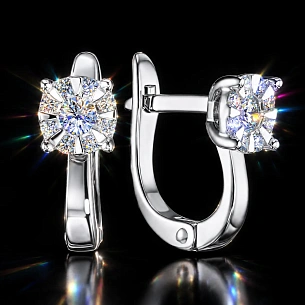 Серьги из серебра