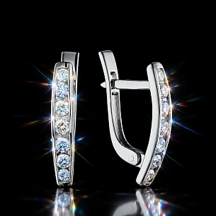 Серьги из серебра
