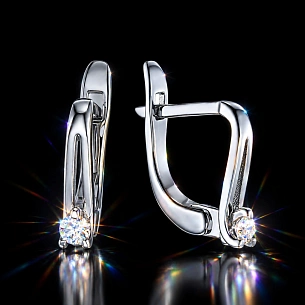 Серьги из серебра