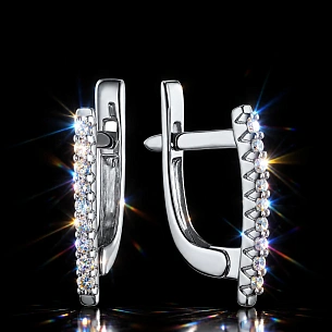 Серьги из серебра
